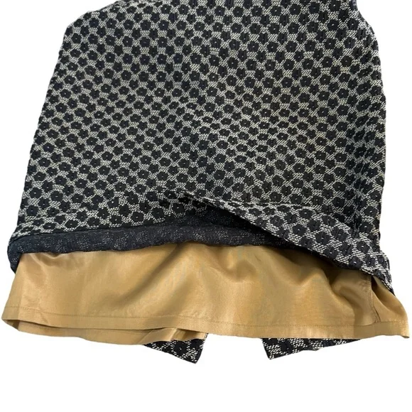 Moulinette Soeurs Embroidered Mesh Bodice Dress Navy Floral Lace Size 2 - Picture 10 of 14